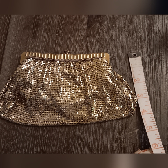 WHITING & DAVIS VINTAGE GOLD MESH BAG - Picture 13 of 13